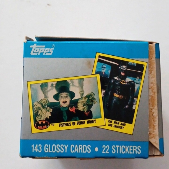 1989 BATMAN Topps Batman Movie COMPLETE BOXED CARD SET 2nd Series - Picture 3 of 7